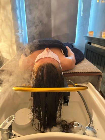 japanese head spa with steam